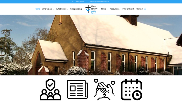 Screenshot of the Trust Property Held In Connection With Bury Road United Reformed Church Gosport website