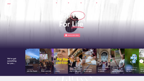 Screenshot of the The Thackeray Turner Trust website