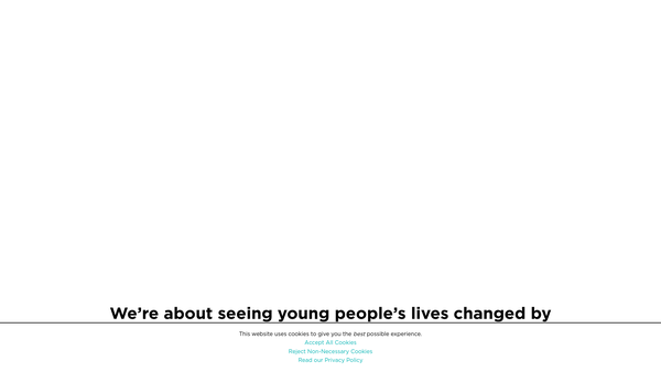 Screenshot of the British Youth For Christ website