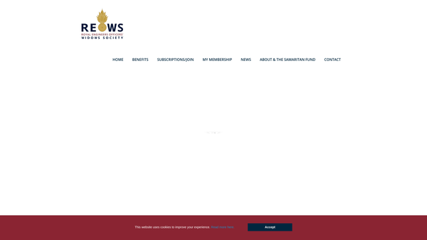 Screenshot of the The Samaritan Fund website