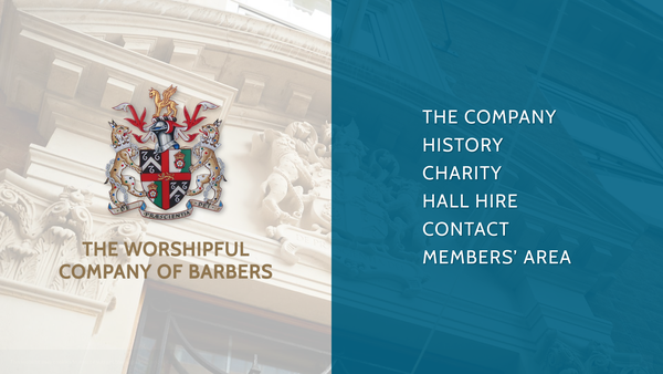 Screenshot of the The Barbers' Company General Charities website