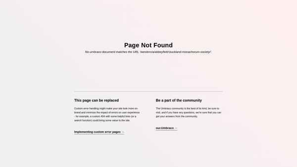Screenshot of the The Abbeyfield Buckland Monachorum Society Limited website