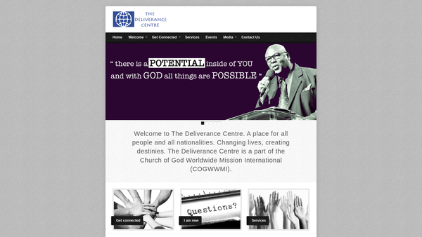 Screenshot of the The Church Of God World-Wide Mission International (Pentecostal) website
