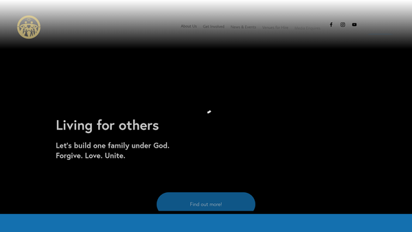 Screenshot of the The Family Federation For World Peace And Unification website