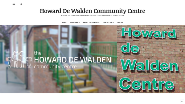 Screenshot of the The Howard De Walden Centre website
