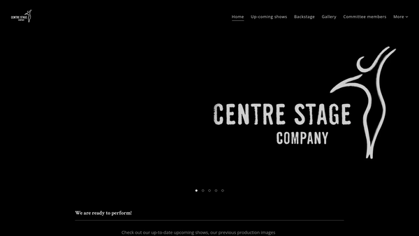 Screenshot of the The Haverhill And District Operatic Society website