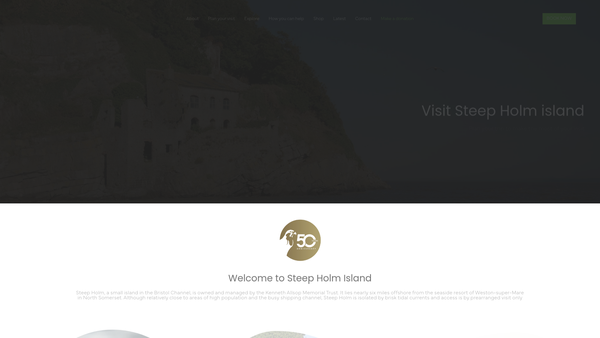 Screenshot of the Kenneth Allsop Memorial Trust Limited website