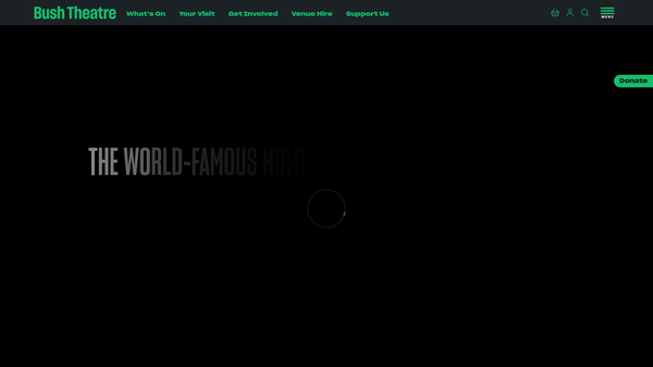 Screenshot of the Alternative Theatre Company Limited website
