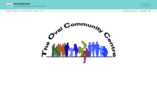 Screenshot of the The Oval Community Association website