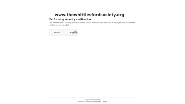 Screenshot of the The Whittlesford Society website