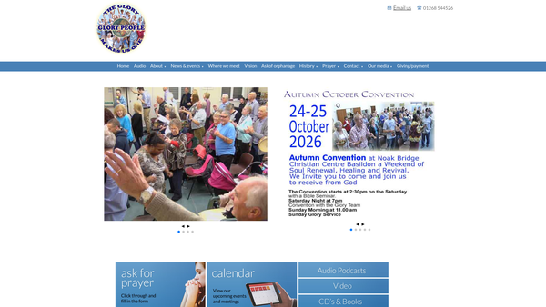 Screenshot of the Henri's Evangelical Revival Association Limited website