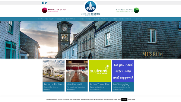 Screenshot of the Thorn Terrace Children's Playground website