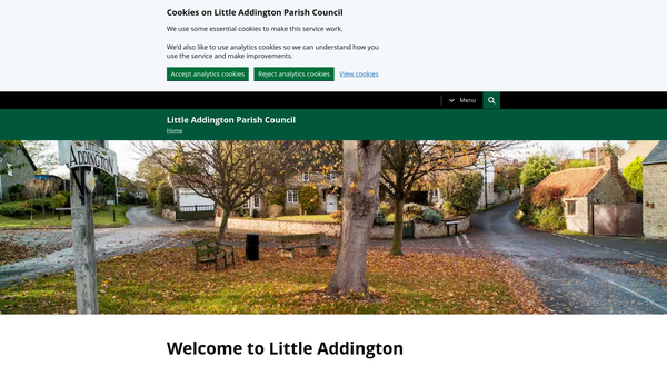 Screenshot of the Reading Room Fund website