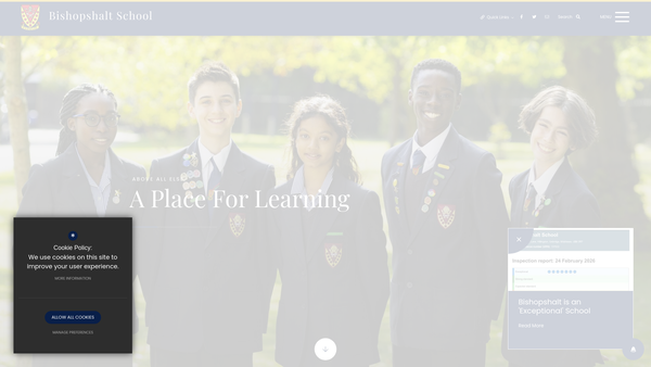Screenshot of the Cecil De Salis Scholarship website