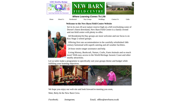 Screenshot of the The National Model Museum Trust website