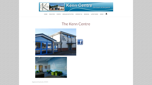 Screenshot of the The Kenn Centre website