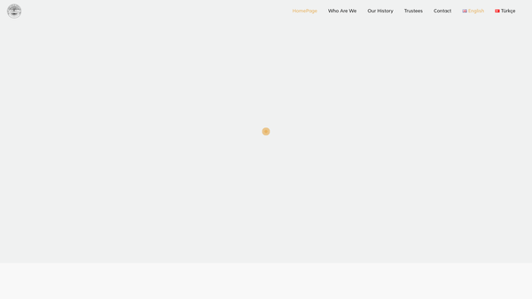 Screenshot of the Turkish Students Welfare Charity website