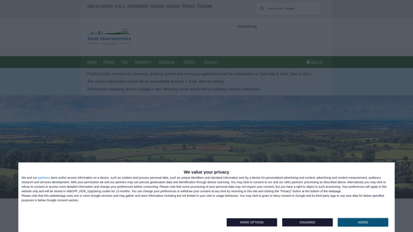 Screenshot of the The Atchison Memorial Playing Field website