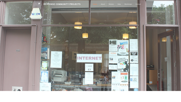 Screenshot of the Response Community Projects (Earls Court) Limited website