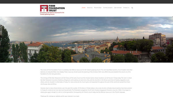Screenshot of the Firm Foundation Trust website