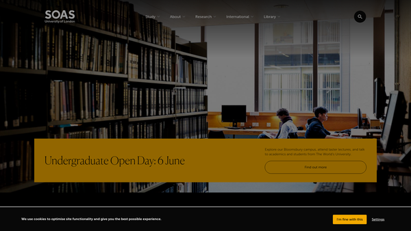 Screenshot of the Frederick Richter Memorial Fund website