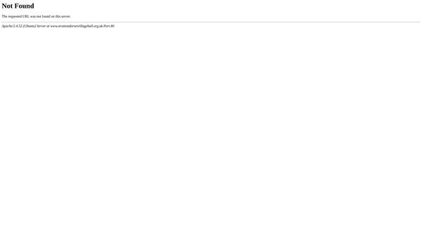 Screenshot of the Stratton Village Hall (Also Known As Stratton And Grimstone Village Hall) website