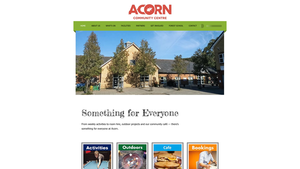 Screenshot of the Wecock Community Association website