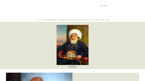 Screenshot of the Mohamed Ali Foundation website