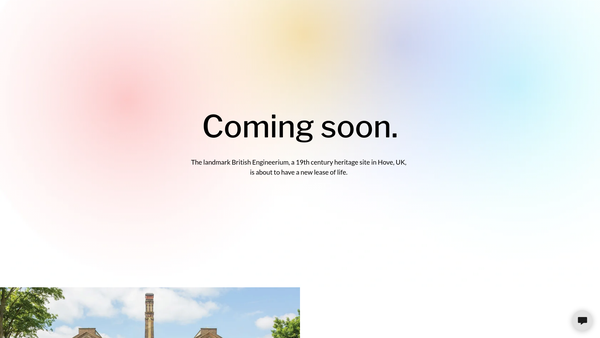 Screenshot of the The British Engineerium Trust Limited website