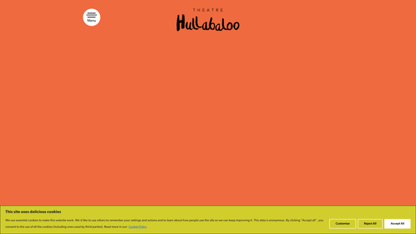 Screenshot of the Cleveland Independent Theatre Company Limited website