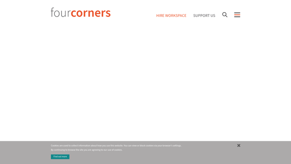 Screenshot of the Four Corners Limited website