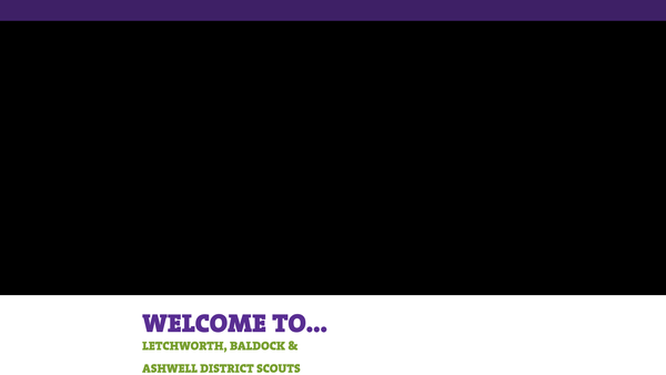 Screenshot of the 11th Letchworth Scout Group website