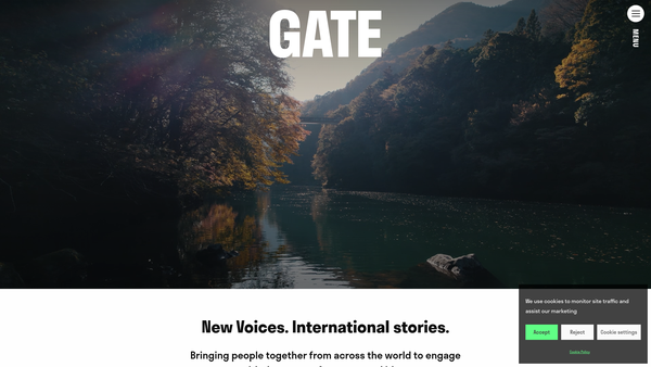 Screenshot of the The Gate Theatre Company Limited website