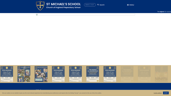 Screenshot of the St Michael's School (Leigh-On-Sea) Limited website