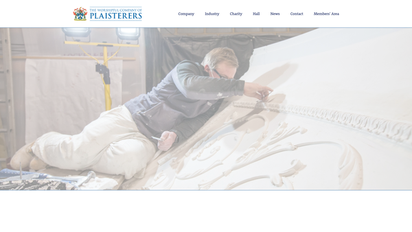 Screenshot of the The Worshipful Company Of Plaisterers Charitable Trust website