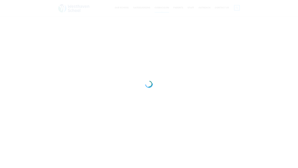 Screenshot of the Friends Of Westhaven Parent/teacher Association website