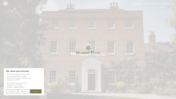 Screenshot of the The Mulberry House Ministry Trust website