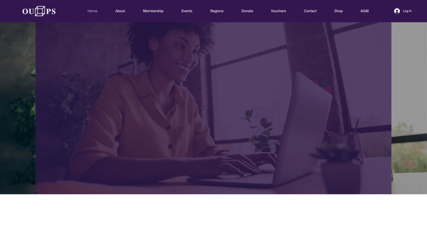 Screenshot of the Open University Psychological Society website