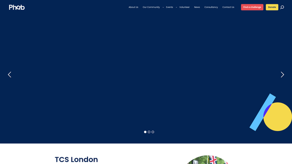 Screenshot of the Phab Limited website