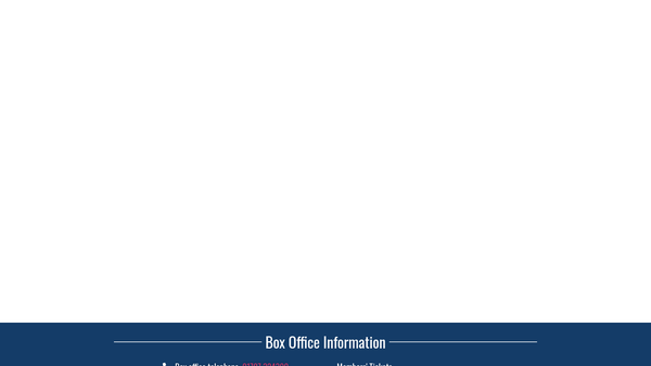 Screenshot of the The Barn Theatre Trust Limited website