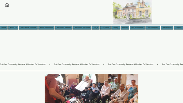 Screenshot of the The Sutton Old People's Welfare Committee website
