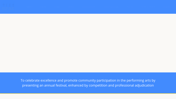 Screenshot of the Bournemouth Music Competitions Festival website
