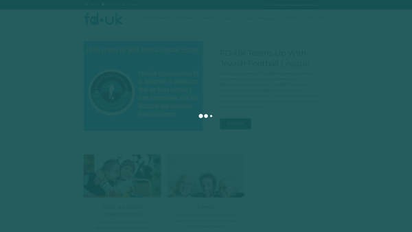 Screenshot of the Fd-Uk website