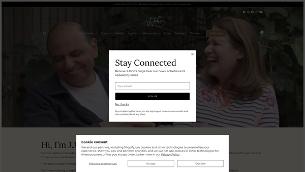 Screenshot of the Philo Trust website