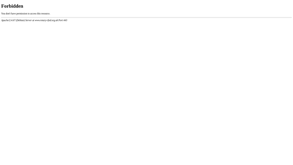Screenshot of the Rotary Club Of The Royal Forest Of Dean Trust Fund website