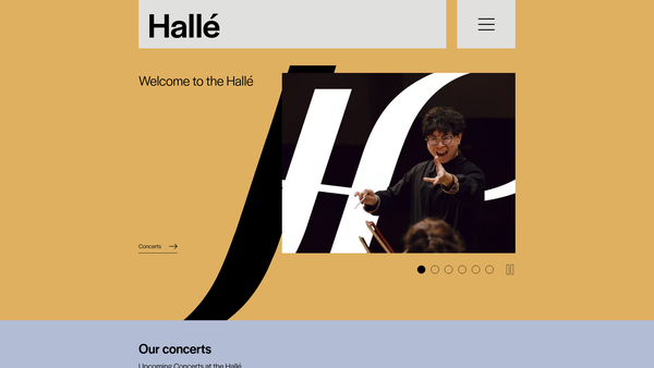 Screenshot of the Halle Endowment Trust website