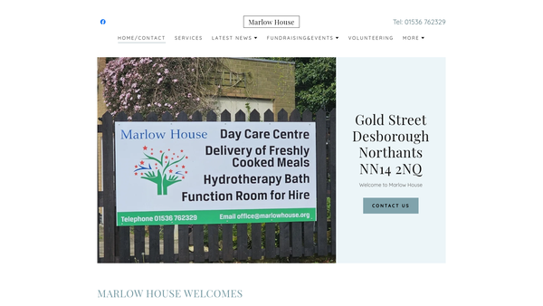 Screenshot of the Vine Community Trust website