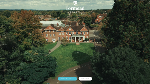 Screenshot of the Tormead Parents Association website