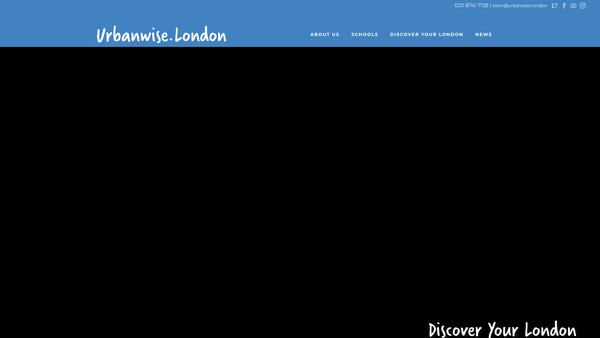 Screenshot of the Urbanwise.london Limited website