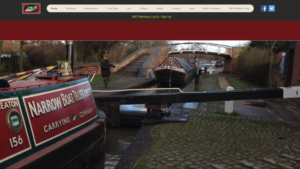 Screenshot of the The Narrow Boat Trust Limited website